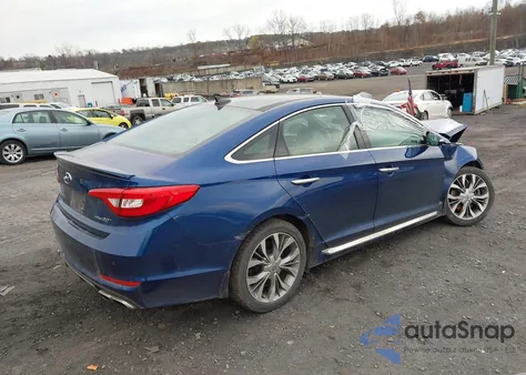 2017 Hyundai Sonata Limited 2.0T из США, поврежденный, VIN 5NPE34AB7HH543932